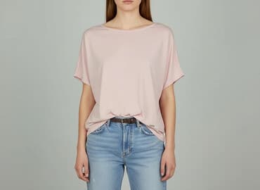 koszulka real rozowa: Drykorn, T-shirt damski, rozmiar S — 7