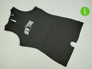 ovs moda: Czarny damski kombinezon/playsuit bez rękawów SHEIN z nadrukiem “1998 — 2