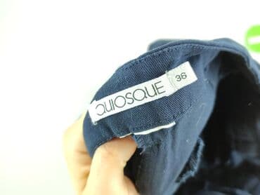 Women: QUIOSQUE, Material trousers for women, size S (EU 36) — 4