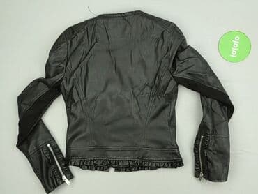 zara ramoneski: Zara, Kurtka skórzana damska, rozmiar S — 4