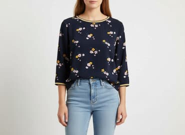 granatowa bluza: Bluzka damska, rozmiar L — 5