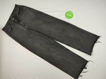 sinsay szerokie spodnie jeansowe: Jeansy damskie, rozmiar M — 2