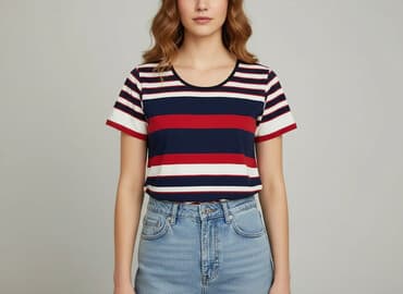 koszulki bez rękawów damskie armani exchange: TOP Trends, Women`s T-shirt, size M — 1