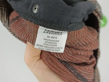 zara spodnie o kroju full length: Zavanna, Spodnie materiałowe damskie, rozmiar L — 5