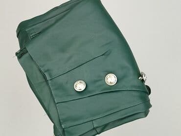 spódnice eko skóra zielone: Spodnie materiałowe damskie, rozmiar L — 6