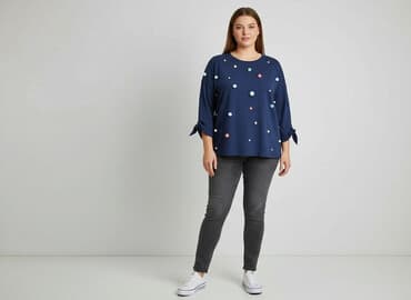 bluzki z pomponami: Bluzka damska, rozmiar XL — 1