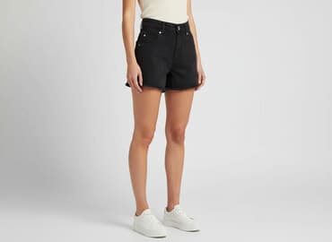 krótkie spodenki damskie bershka: Bershka, Szorty damskie, rozmiar S — 8