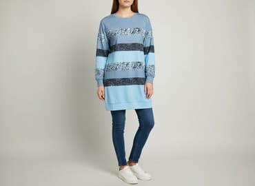 zara dzianinowe sukienki: Sukienka damska, rozmiar M — 6