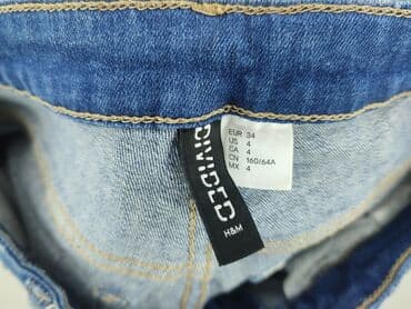 rajstopy od h m: H&M Divided, Jeansy damskie, rozmiar XS — 4