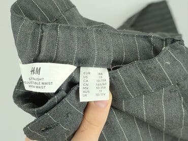 blaklader spodnie: Material trousers, H&M, 11 years, 140/146, condition - Very good — 4