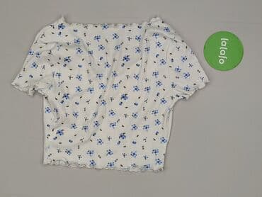 koszulka z dekoltem w serce: Shein, Bluzka damska, rozmiar S — 3