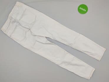 kremowe jeansy: H&M, Jeansy damskie, rozmiar S — 3