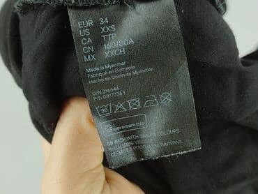 marynarka w kratę damska h m: H&M, Bluzka damska, rozmiar XS — 5