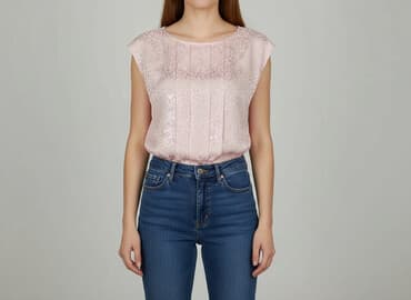 plisowane bluzki: Bluzka damska, rozmiar M — 6