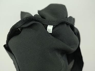 wool: Czarny damski kombinezon z krótkim rękawem, rozmiar XL. - Fason — 4