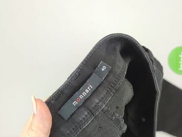 woskowane legginsy z wysokim stanem zara: Monnari, Spodnie materiałowe damskie, rozmiar L — 4