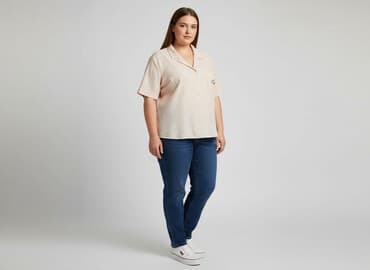 pomarańczowa marynarka mohito: EWM, Bluzka damska, rozmiar 4XL — 6