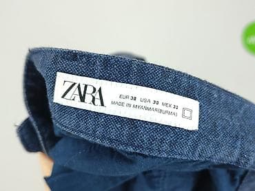 zara len: Męskie spodnie ZARA z lnu europejskiego - Marka: ZARA - Rozmiar z — 5