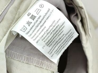 białe lniane spodnie zara: Chinosy dla mężczyzn, rozmiar L — 5