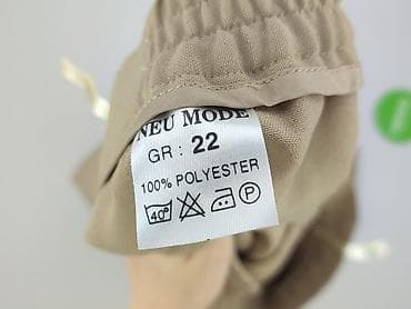 color beige: Spodnie materiałowe damskie, rozmiar 5XL — 4