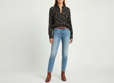 koszula w kratę damska cropp: Cropp, Koszula damska, rozmiar L — 1