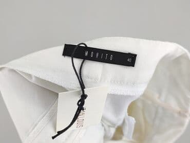 srebrne spodnie mohito: Mohito, Spodnie materiałowe damskie, rozmiar M — 4