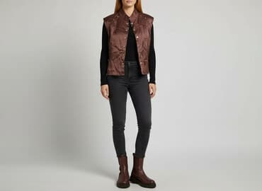 kamizelka w krowie łaty: Kamizelka damska, rozmiar L — 1