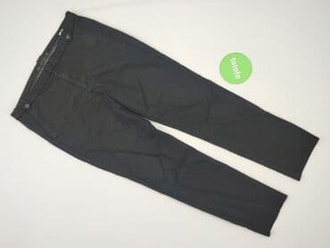 czarne satynowe spodnie zara: Zara, Spodnie materiałowe damskie, rozmiar S — 2