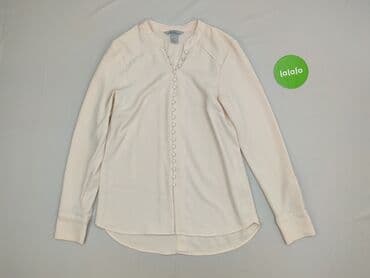 sukienka biała z długim rękawem: H&M, Bluzka damska, rozmiar M — 2