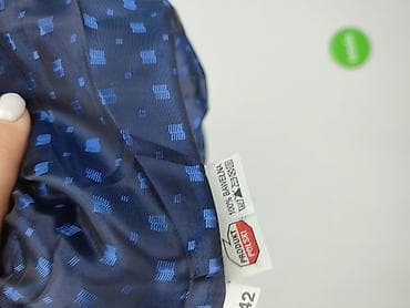 marynarki pull and bear: Męska marynarka granatowa - Krój: jednorzędowa, z 1 guzikiem z przodu — 5