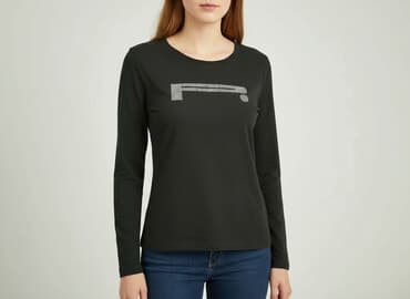 bluzka z kamieniami swarovskiego: Bluzka damska, rozmiar L — 1