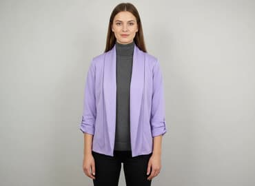 marynarka z kapturem damska: Marynarka damska, rozmiar L — 5