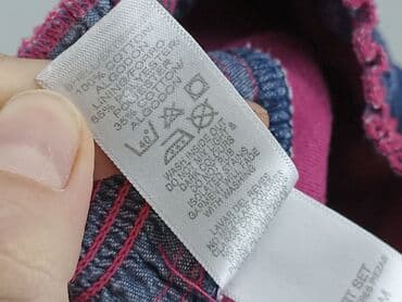 ccc kapcie inblu: Denim pants, St.Bernard, 6-9 months, condition - Very good — 5