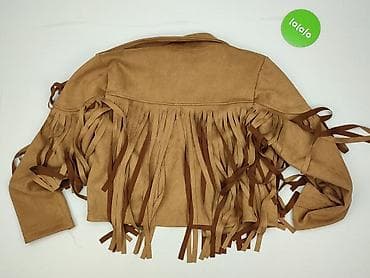 western: Kurtka damska z frędzlami, rozmiar L - Styl: boho/western z długimi — 3