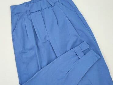 spodnie z c a: Material trousers for women, size One size — 1