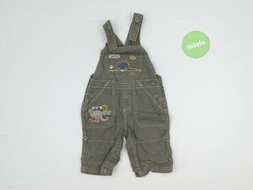 spodnie z obniżonym krokiem: Dungarees, 6-9 months, condition - Perfect — 2