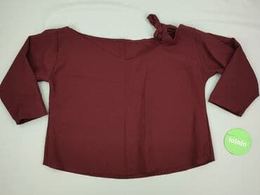 bordowe bluzki: Bluzka damska, rozmiar 6XL — 2