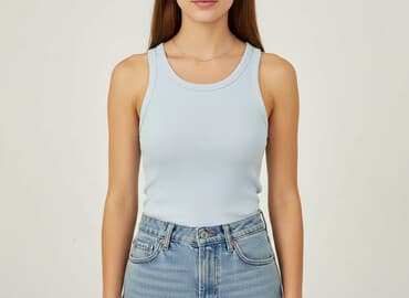 sinsay krótkie spodenki: Sinsay, Top damski, rozmiar M — 9