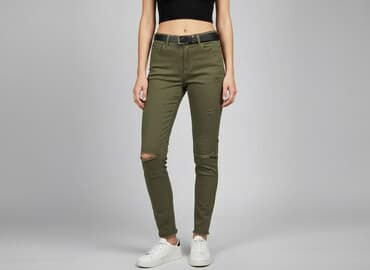 spodnie cargo damskie sinsay: Sinsay, Spodnie materiałowe damskie, rozmiar XS — 7