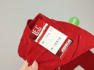 obcisła sukienka czerwona: Jeanswear, Spodnie materiałowe damskie, rozmiar L — 4