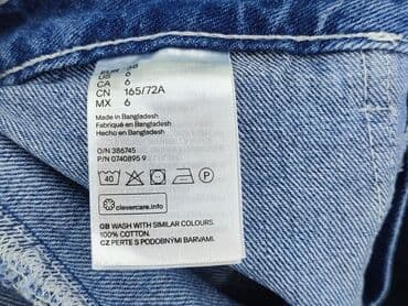 spódniczka jeansowe na guziki: Denim, Spódnica damska, rozmiar M — 5