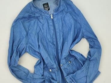 mohito kurtka jeansowa z nadrukiem: Sinsay, Women`s jeans jacket, size M — 1