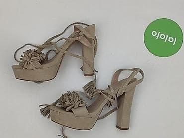 stradivarius klapki na platformie: Sandały damskie, rozmiar 37 — 3