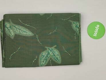 krótkie zasłony: Zasłona dekoracyjna – zieleń z haftowanym motywem liści - Materiał — 2