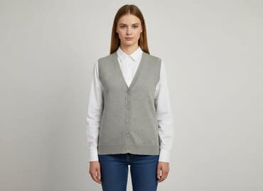 kamizelka damska garniturowa zara: Zavanna, Kamizelka damska, rozmiar L — 6