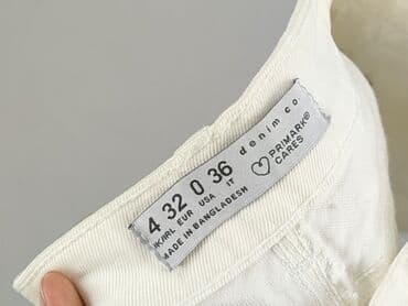 spodenki jeansowe z wysokim stanem pull and bear: Primark, Szorty damskie, rozmiar S — 4