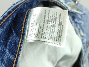 szerokie dżinsy z wysokim stanem: Vintage Denim, Jeansy damskie, M — 5