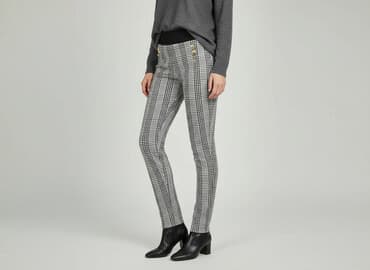 garnitury damskie shein: Shein, Spodnie materiałowe damskie, rozmiar M — 7