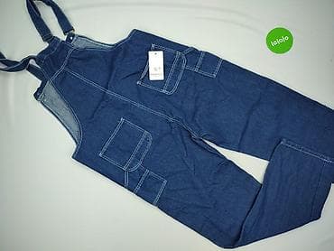 flared zara jeans: Fashion Jeans, Ogrodniczki damskie, rozmiar L — 3