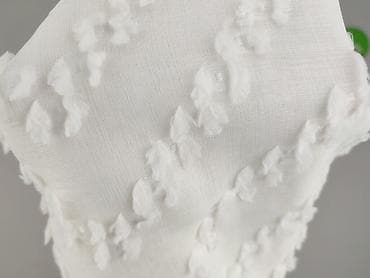 zegarek: Białe zasłony półprzezroczyste z tłoczonym wzorem w jodełkę (flokowane — 4